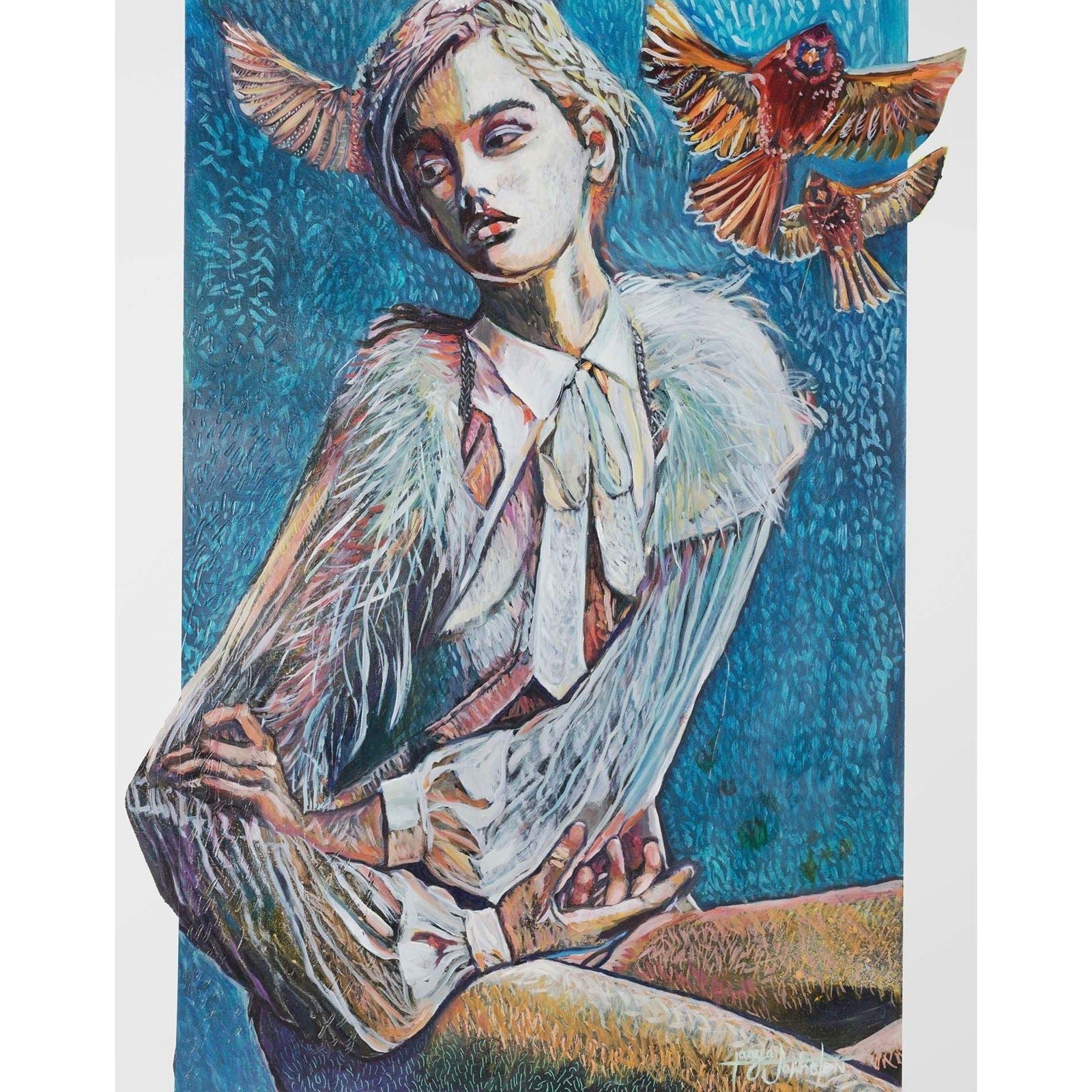 Birds of a Feather (Original) - Premium Home Decor & Wall Art for Living Room, Bedroom, Office