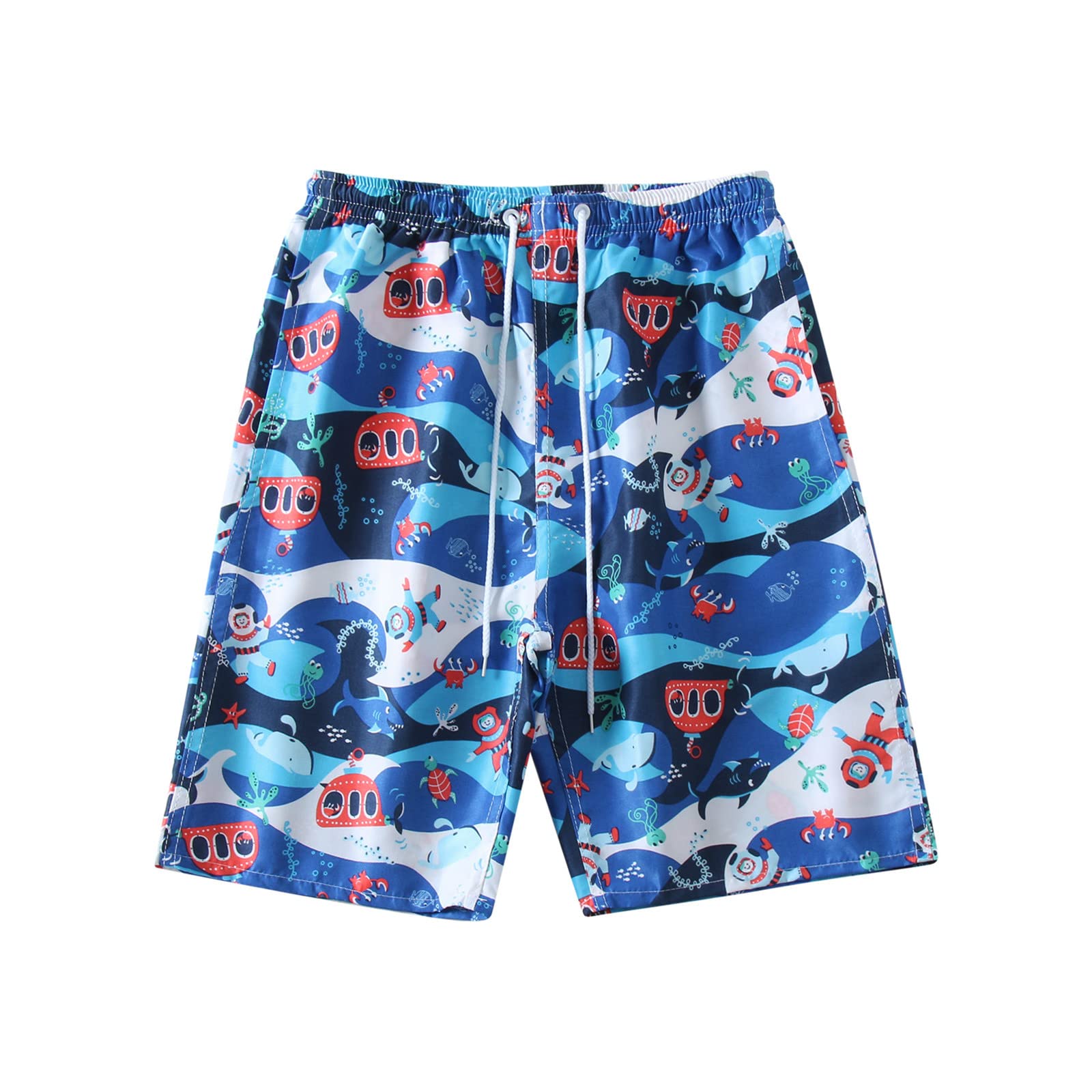 **JUNGE Men's Quick Dry Swim Trunks with Mesh Lining - Lightweight Board Shorts for Surfing, Swimming & Beach - Perfect for Vacation, Pool & Summer Activities**