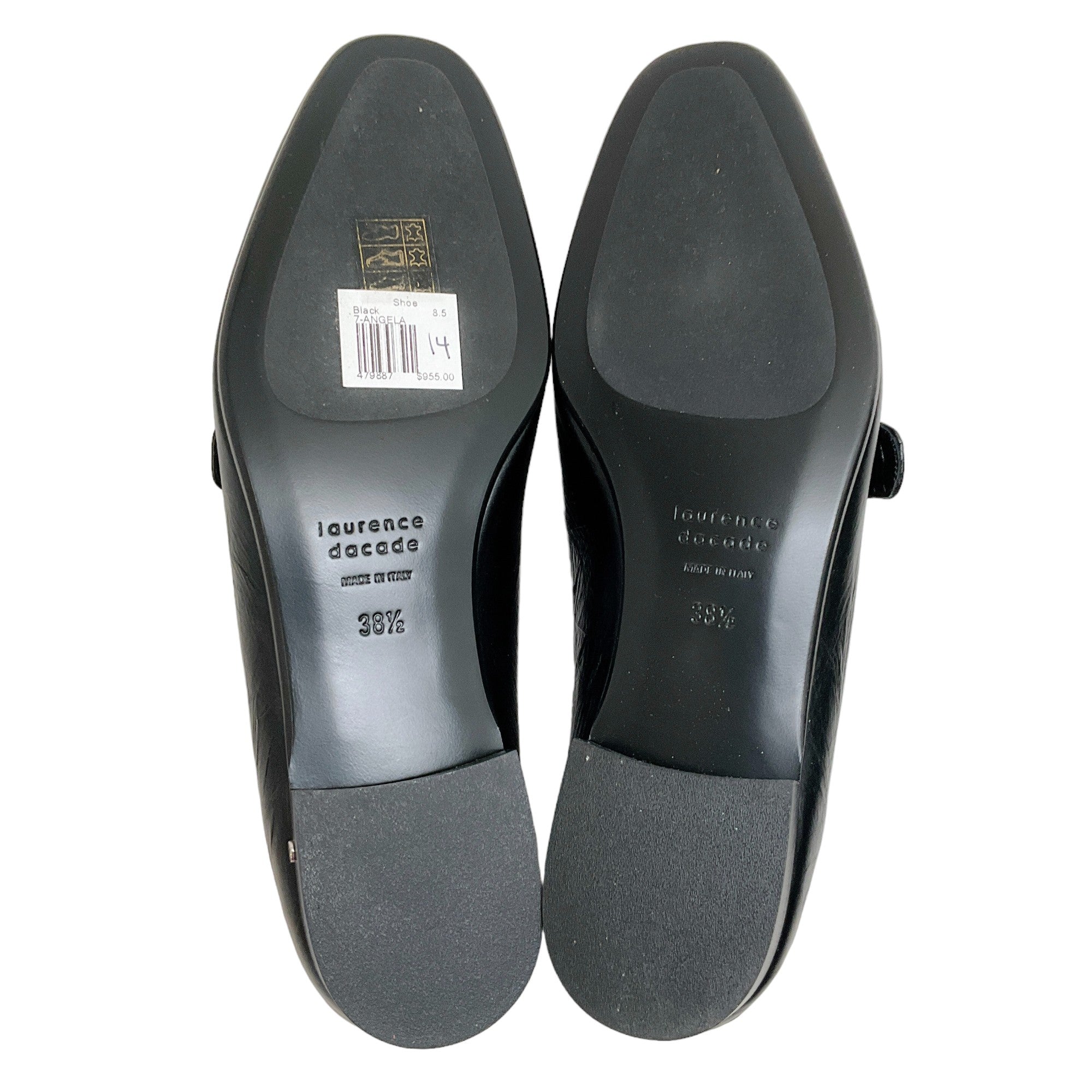 Laurence Dacade Black Leather Angie Loafers for Women - Comfortable Slip-On Dress Shoes for Office, Business & Casual Wear