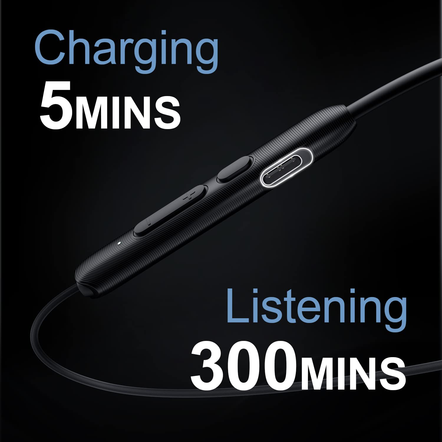 Rythflo Bluetooth Earbuds V5.2 - Wireless Neckband Headphones with Mic, 30H Playtime, IPX7 Sweatproof, Deep Bass - Perfect for Gym, Running, Workouts & Phone Calls