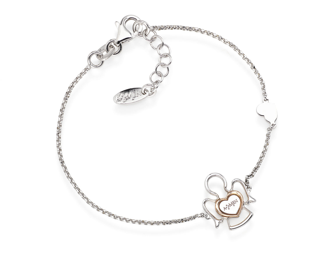 Angel Bracelet for Women - BRAN3 Charm Bangle, Spiritual Jewelry Gift for Her, Perfect for Meditation, Prayer & Everyday Wear