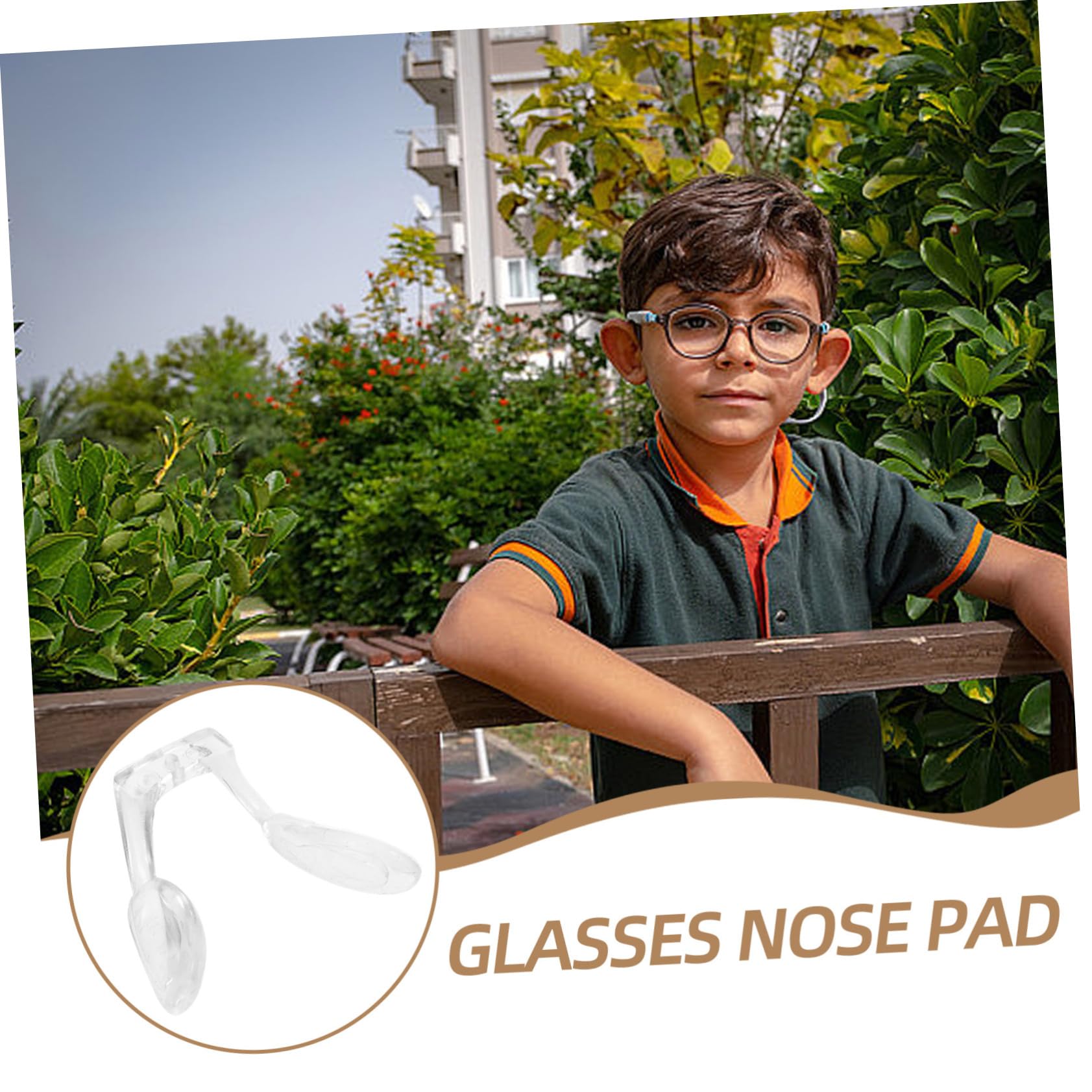 Minkissy 8-Pack Silicone Nose Pads for Glasses - Soft, Flexible Replacement Nose Pads for Eyeglass Frames - Comfortable Support for All-Day Wear - Perfect for Reading, Working & Outdoor Activities