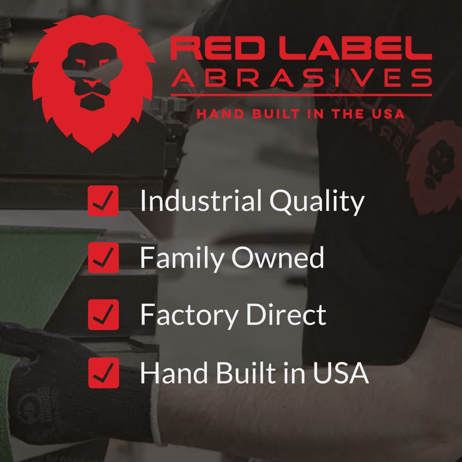 Red Label Abrasives 6 Inch 400 Grit PSA Adhesive Back Sanding Discs - 10 Pack for Auto Body Repair, Woodworking & Metal Polishing