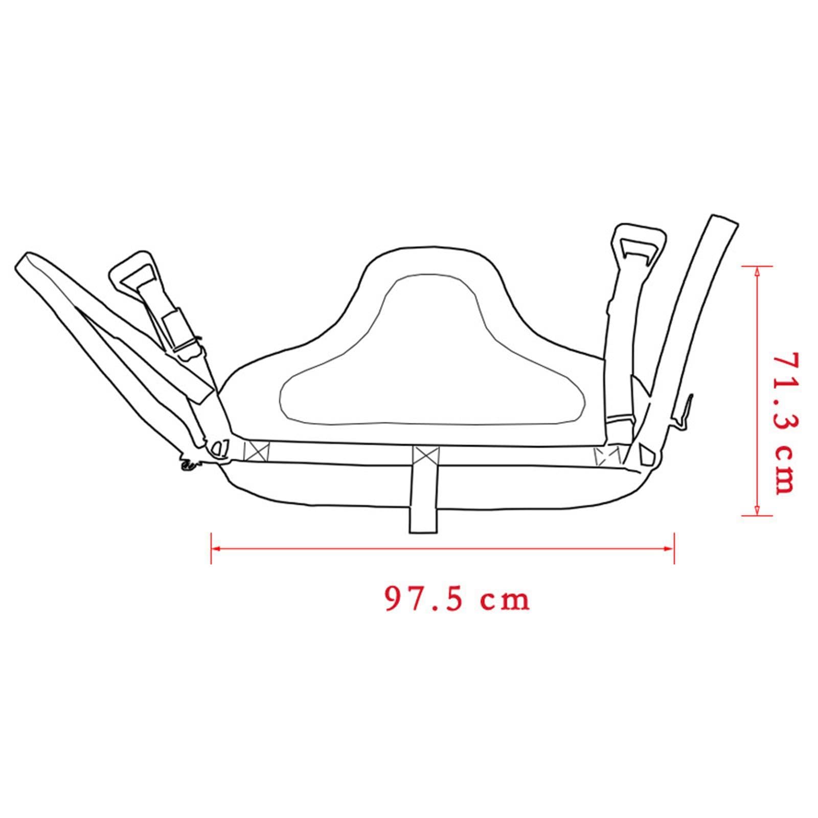 Kokiya Anti-Slip Western Saddle Pad for Horses - Comfortable Riding Seat Saver for Trail Riding, Training & Show Jumping