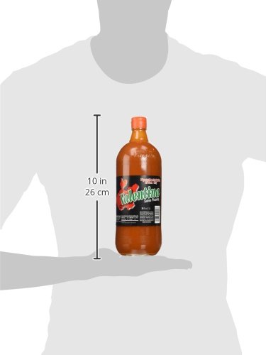 Valentina Salsa Picante Mexican Hot Sauce - Extra Hot Flavor, 34oz Bottle - Authentic Mexican Chili Sauce for Tacos, Nachos, Wings & More