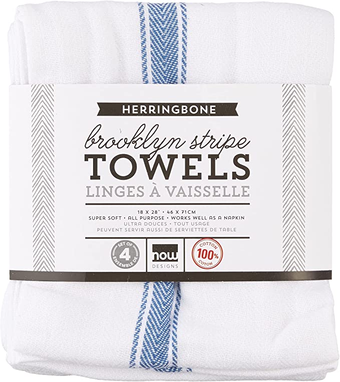 Premium Brooklyn Stripe Cotton Bath Towel Set - Soft, Absorbent & Quick-Drying - Perfect for Beach, Pool, Spa & Bathroom Decor (2-Pack)