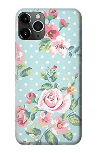 Vintage Rose Polka Dot Phone Case for iPhone 11 Pro Max - Cute Floral Design Protective Cover with Shock Absorption, Perfect for Women Girls Daily Use & Gift Giving