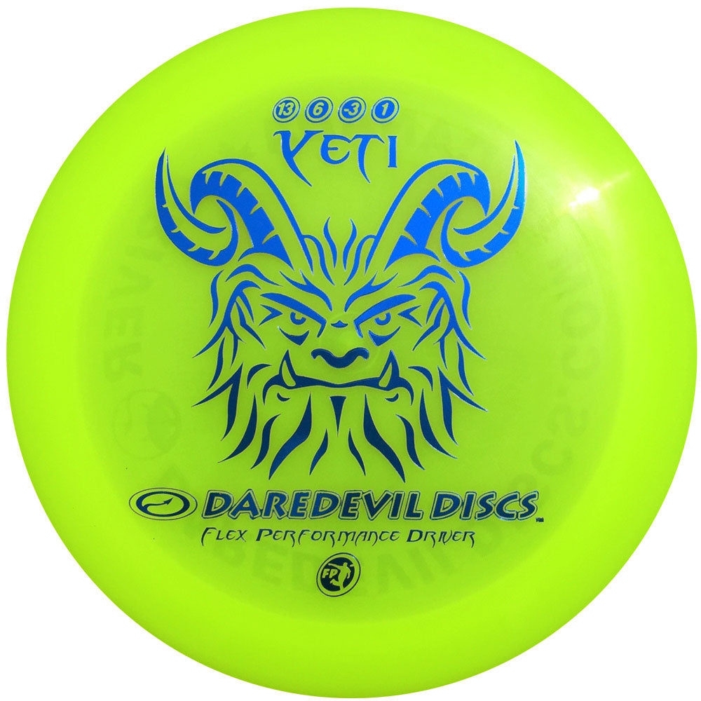 Daredevil Disc Golf Yeti (FP) Distance Driver - Professional Frisbee Golf Disc for Long Throws - Perfect for Tournaments & Outdoor Sports