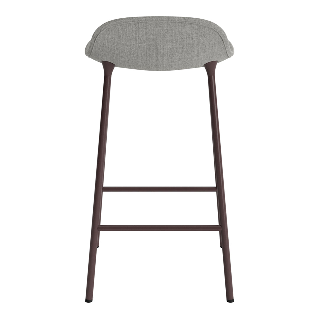Modern Form Counter Stool with Sturdy Metal Legs & Comfortable Upholstered Seat - Perfect for Kitchen Islands, Breakfast Bars & Home Decor
