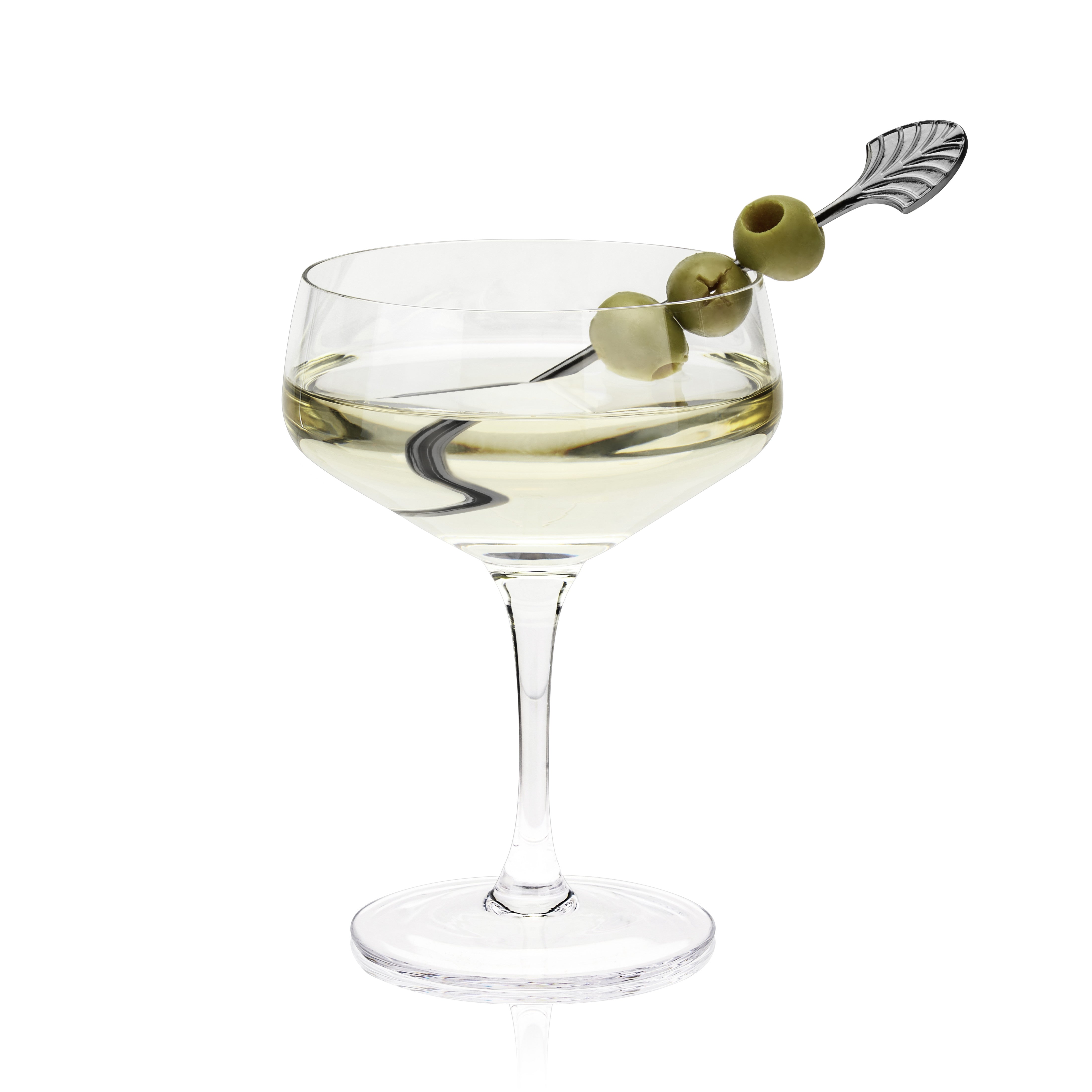 Art Deco Cocktail Picks - Set of 4 Gunmetal Bar Accessories for Martini, Olive, and Garnish - Perfect for Home Bars, Parties, and Entertaining