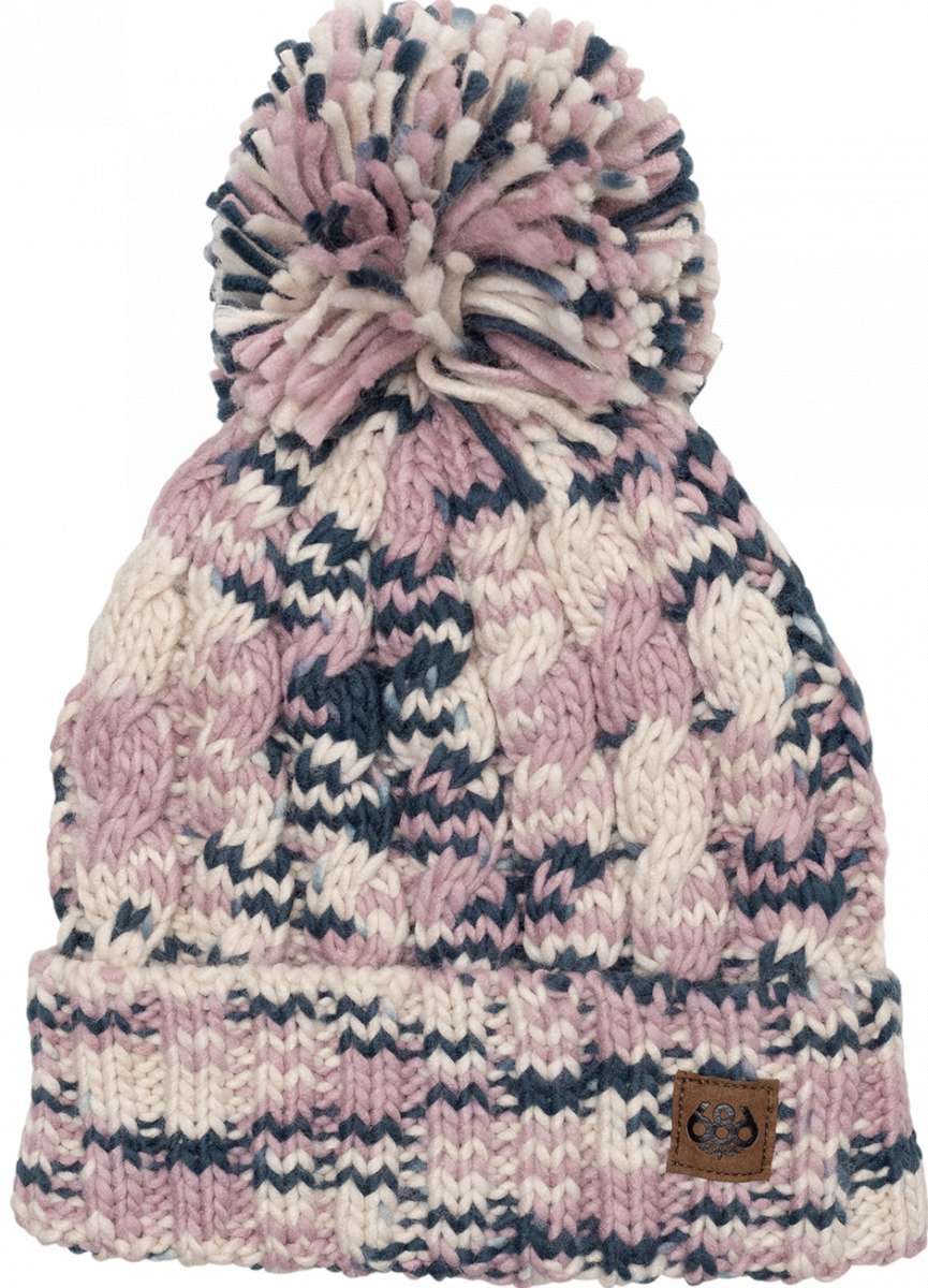 686 Women's Chunky Rib Knit Cuffed Beanie - Winter Warm Fleece Lined Hat for Cold Weather, Outdoor Activities & Fashion Accessory 2024
