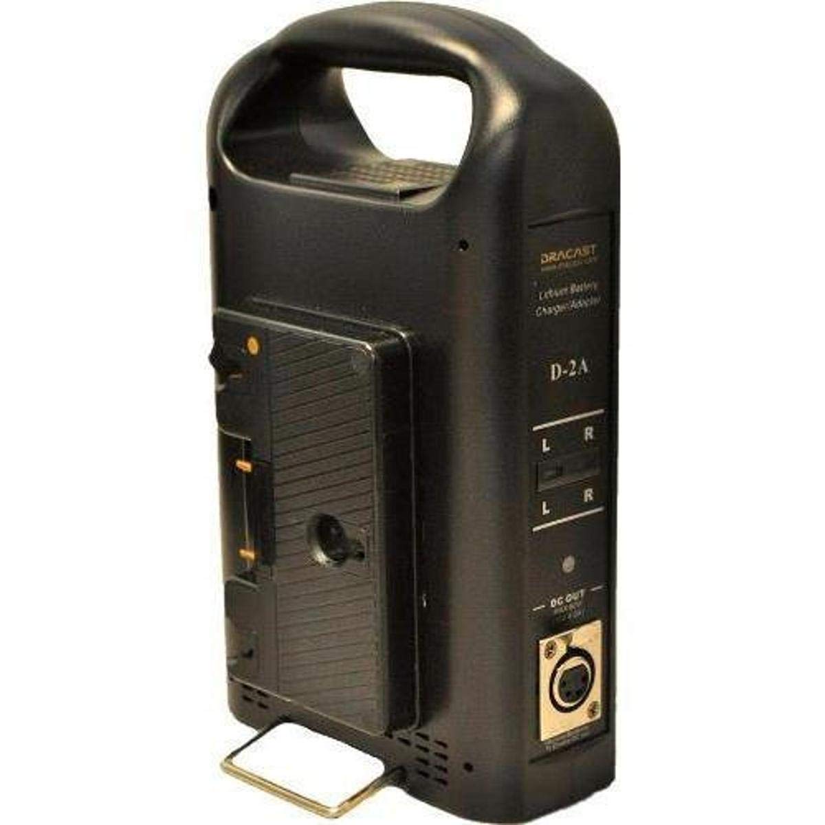 Dracast DR-CH2A Anton Bauer Dual Battery Charger for Cameras - Fast Charging, Black | Professional Video & Photography Power Solution