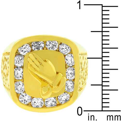 Praying Hands Fashion Ring for Women - Elegant Religious Jewelry for Daily Wear, Gift & Special Occasions