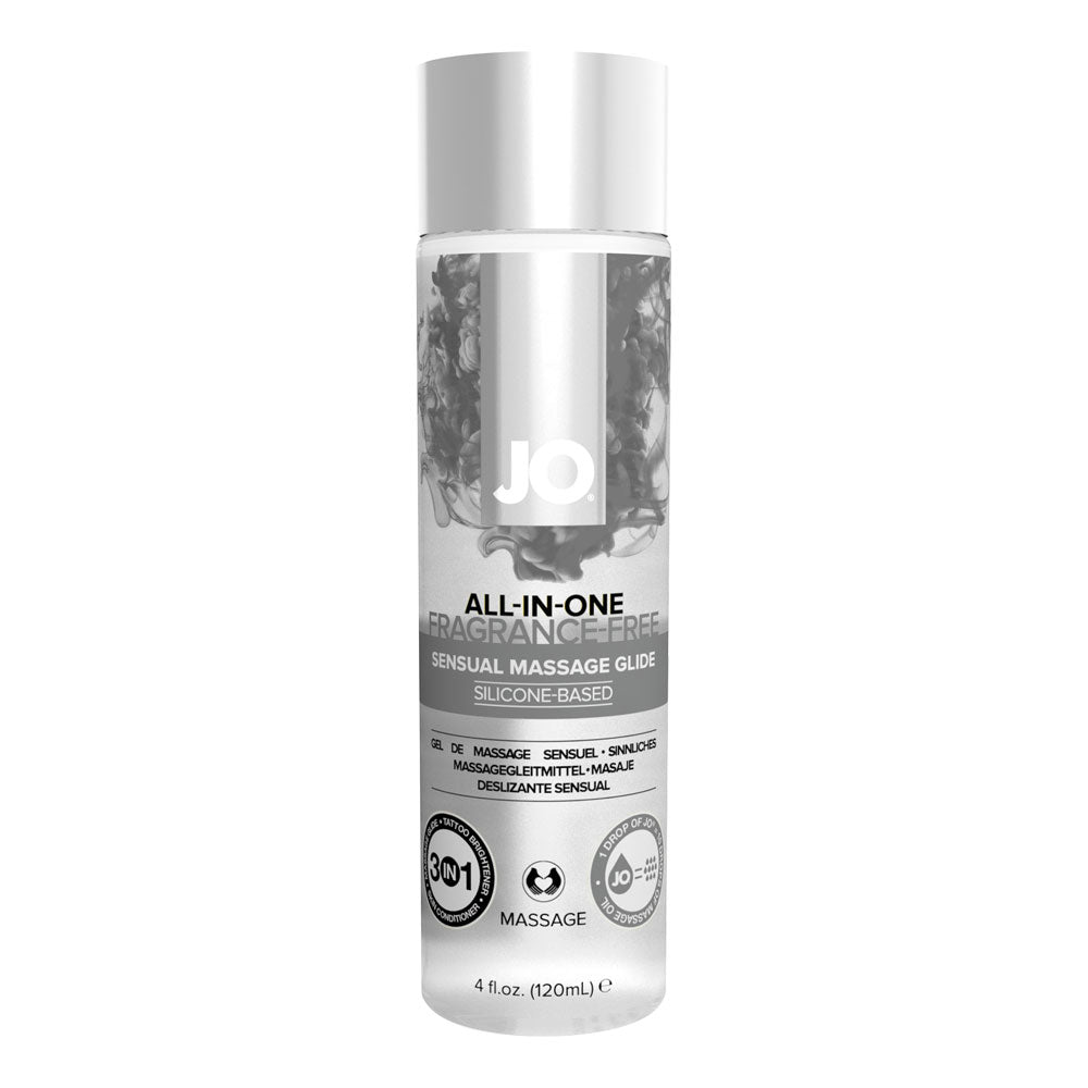 JO All In One Fragrance Free Massage Glide - Hypoallergenic Body Oil for Relaxation & Skin Hydration | Perfect for Spa, Aromatherapy & Home Self-Care
