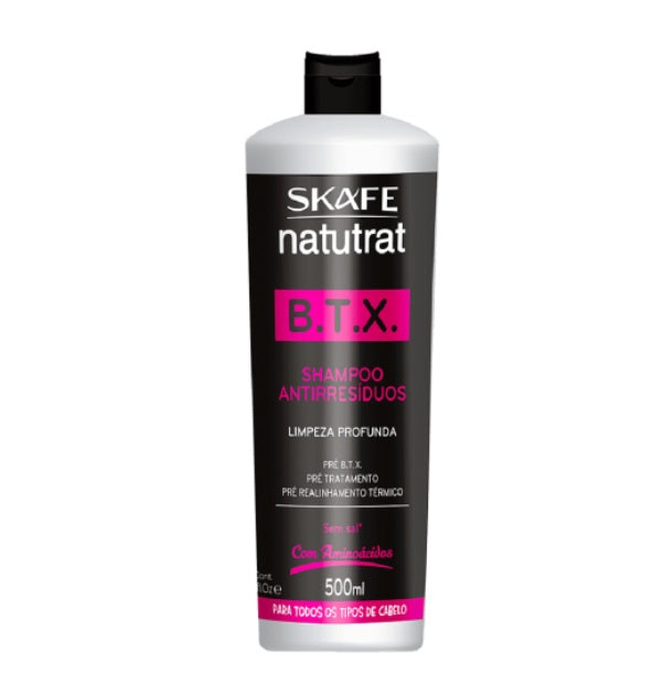 Skafe Anti-Residue Salt-Free SOS Shampoo for Deep Hair Cleansing - 500ml Clarifying Shampoo for Buildup Removal & Scalp Refreshment | Perfect for Post-Swim, Hard Water & Product Residue