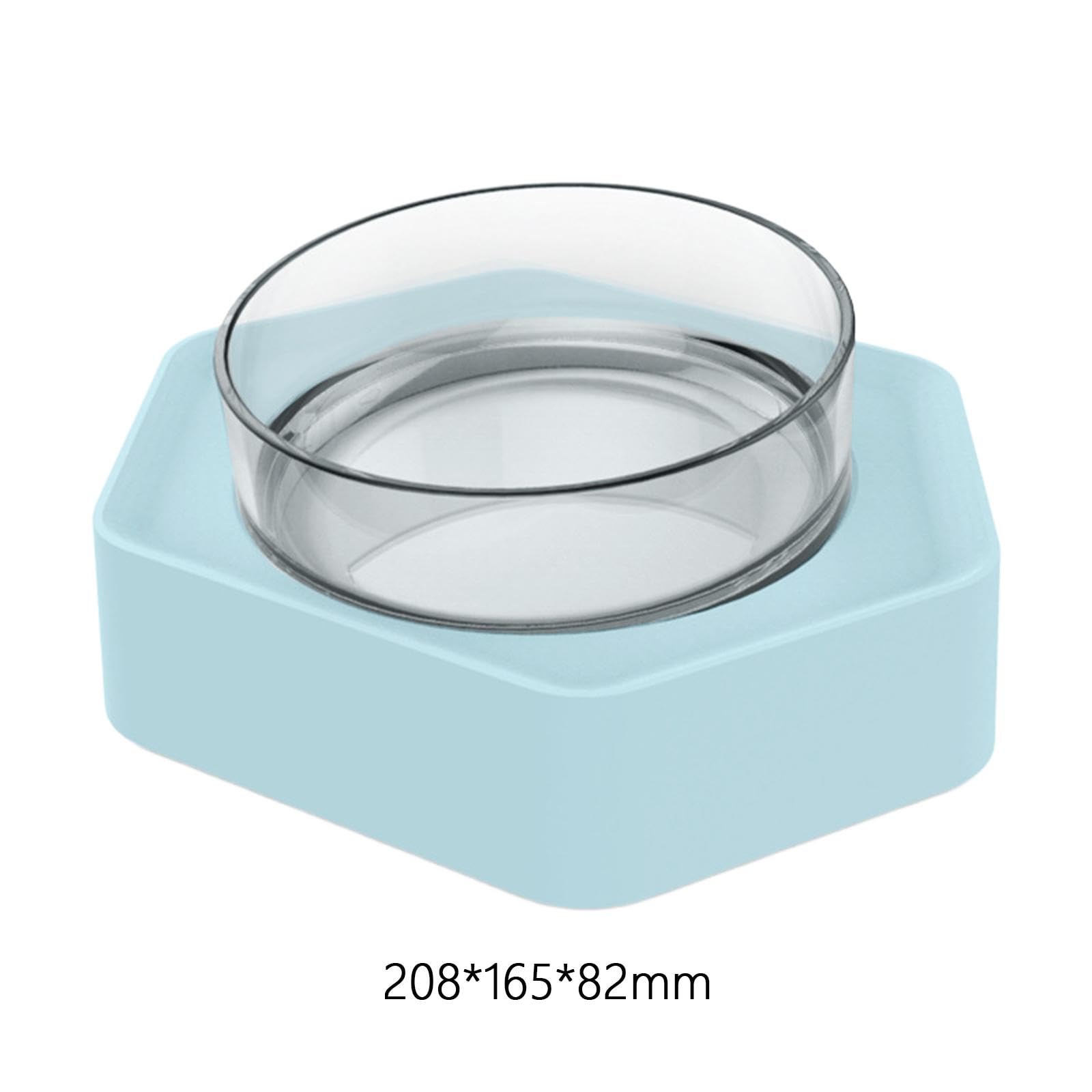 Enakshi Stainless Steel Dog Bowl - Durable Pet Food & Water Dish for Small & Medium Dogs & Kittens - Non-Slip Base, Easy Clean - Perfect for Home, Travel & Outdoor Use - Blue Pet Supplies
