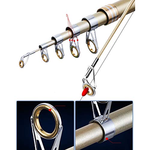 Carbon Fiber Telescopic Fishing Rod and Reel Combo Set - Lightweight Long Cast Saltwater Spinning Rod with Metal Reel for Beginners & Anglers | Perfect for Rock Fishing, Beach Casting & Sea Angling