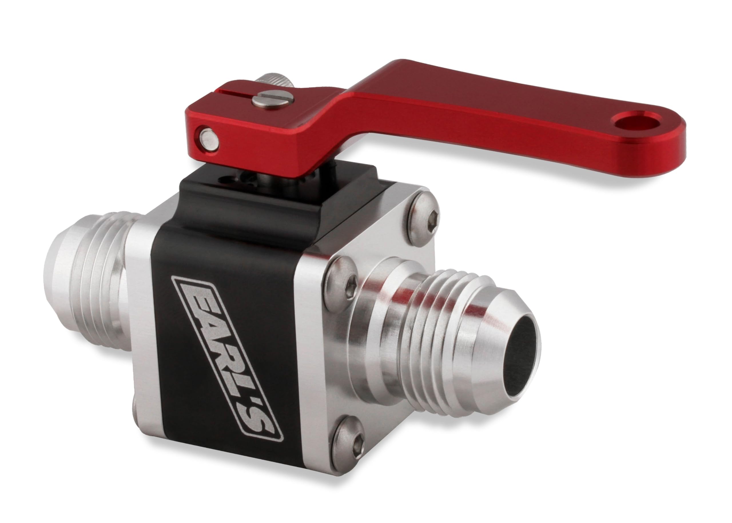 Earl's 230510ERL UltraPro AN-10 Male to Male Ball Valve - High Performance Fuel & Oil Flow Control for Racing, Automotive & Marine Applications