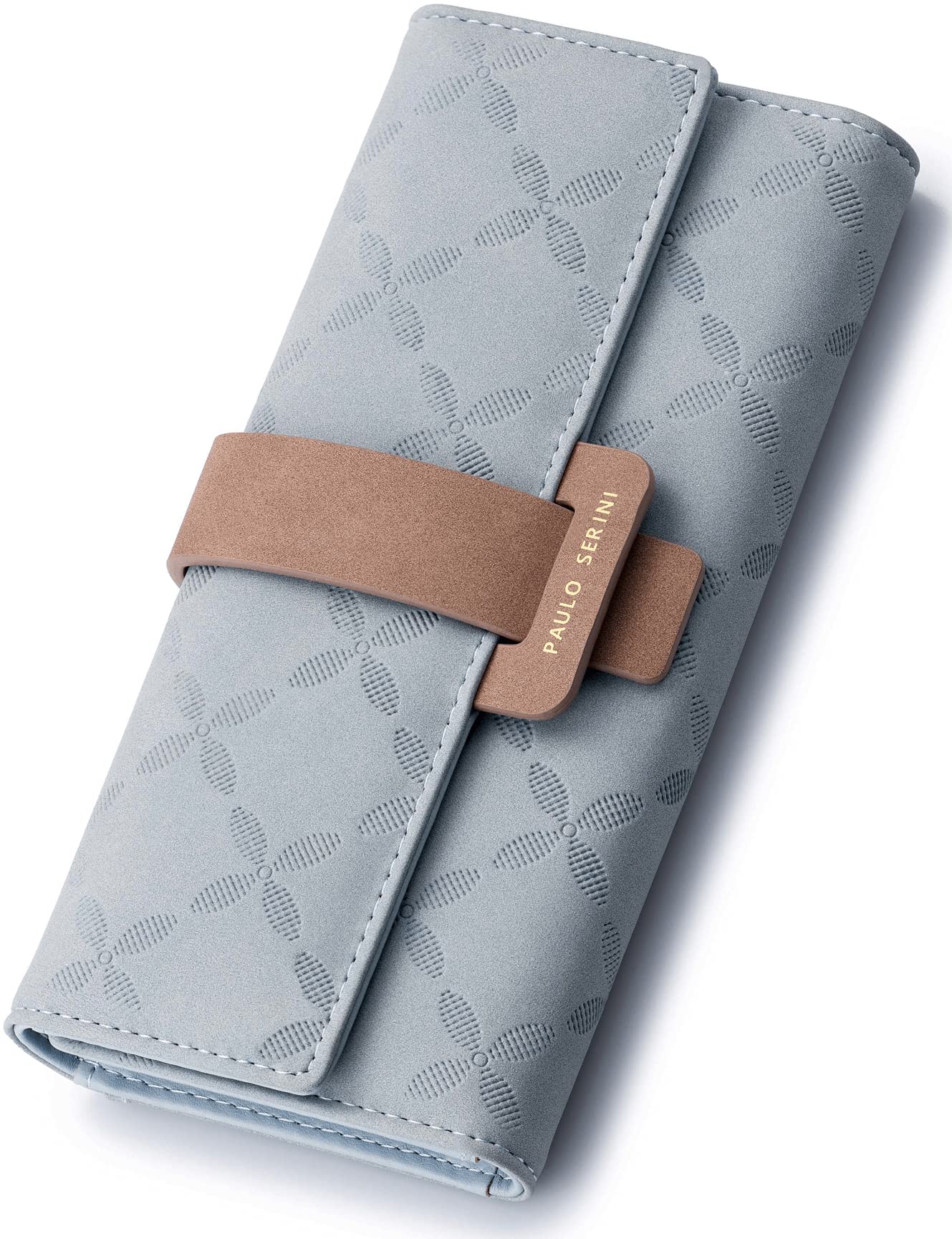 PAULO SERINI® Women's Vegan Leather Wallet with Coin Purse & Card Holder - Slim RFID Blocking Wristlet Clutch for 9 Cards - Perfect Birthday Gift for Her (9 Color Options) | Everyday Use, Travel & Special Occasions