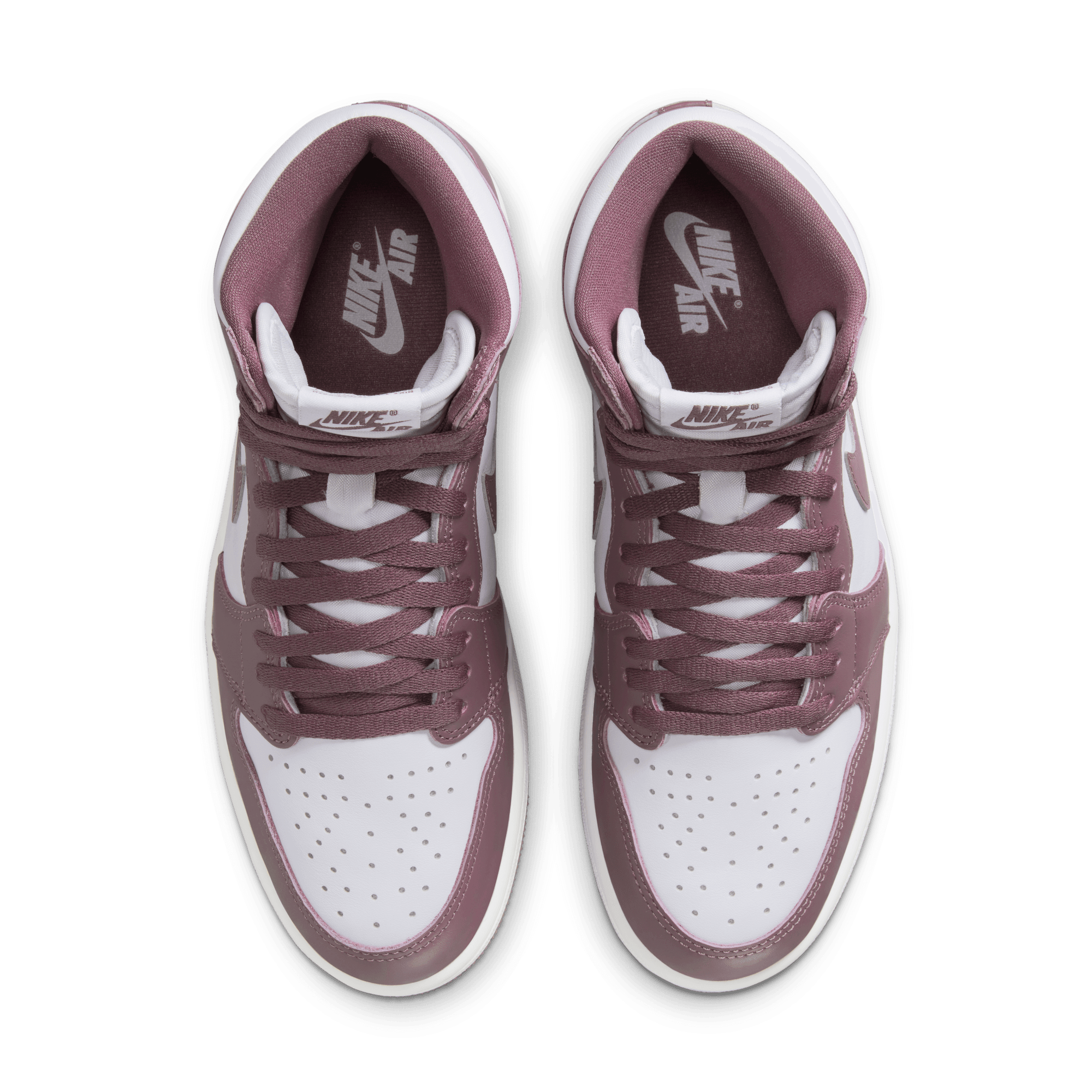 AIR JORDAN 1 RETRO HIGH OG MAUVE Sneakers - Men's Basketball Shoes for Casual Wear & Street Style - Perfect for Sports, Gym, and Everyday Fashion
