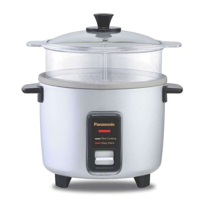 SR Y10FGE 1.6L Multi-Functional Rice Cooker & Food Steamer - Perfect for Cooking Rice, Steaming Vegetables & Healthy Meals - Ideal for Home, Dorm & Office Use