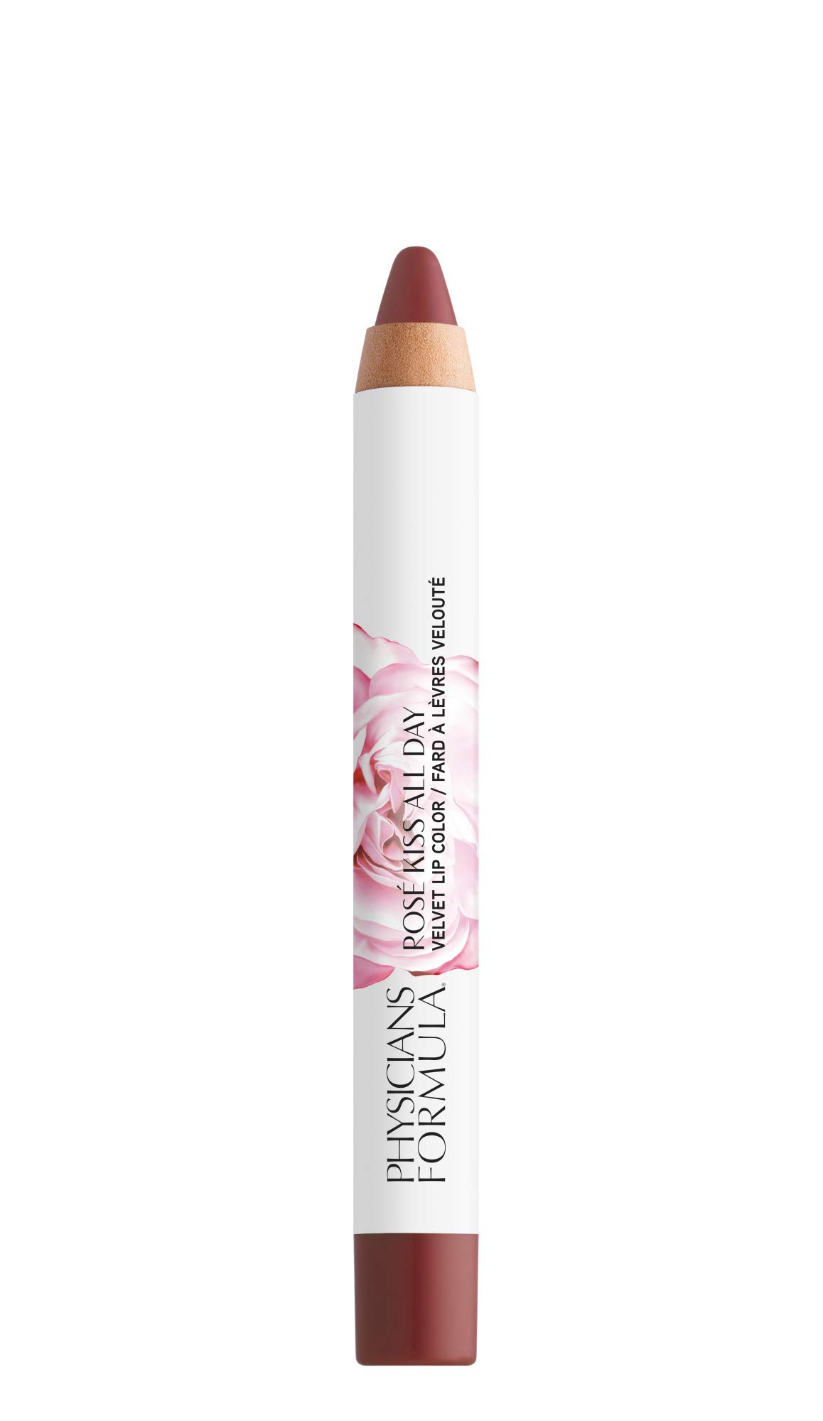 Physicians Formula Rosé Kiss All Day Velvet Lipstick - Long Lasting Wine Red Lip Color | Dermatologist Tested, Hypoallergenic | Perfect for Date Night, Parties & Special Occasions