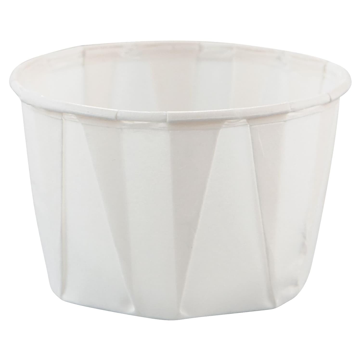 SOLO 200 2oz White Disposable Paper Portion Cups - 250 Count per Bag, 20 Bags per Carton - Perfect for Catering, Parties, and Food Service