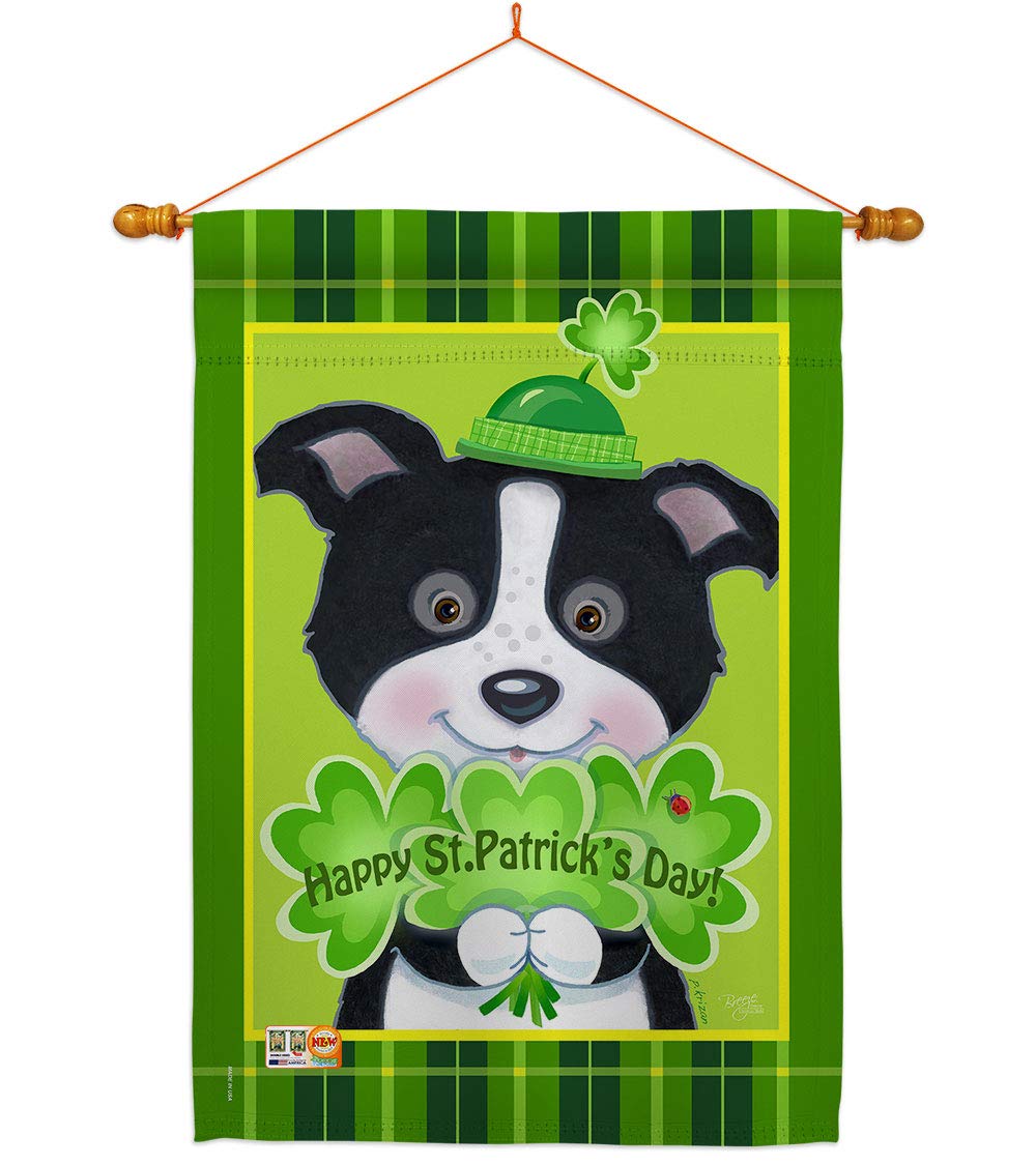 St. Patrick's Day House Flag 28x40