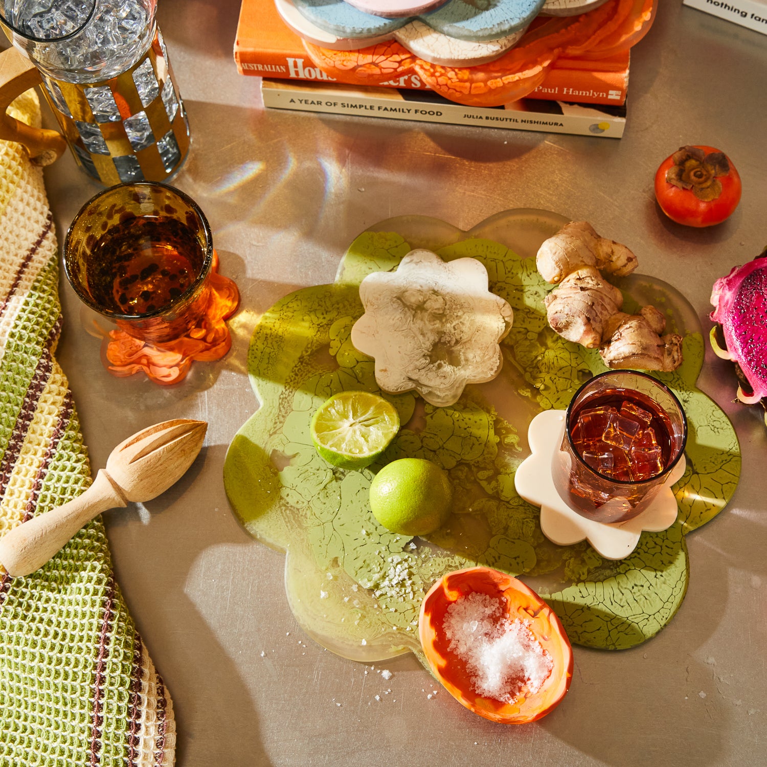 Premium Candice Board - Elegant Pistachio Green Serving Tray for Cheese, Charcuterie & Entertaining | Perfect for Dinner Parties, Wine Nights & Hosting Gifts