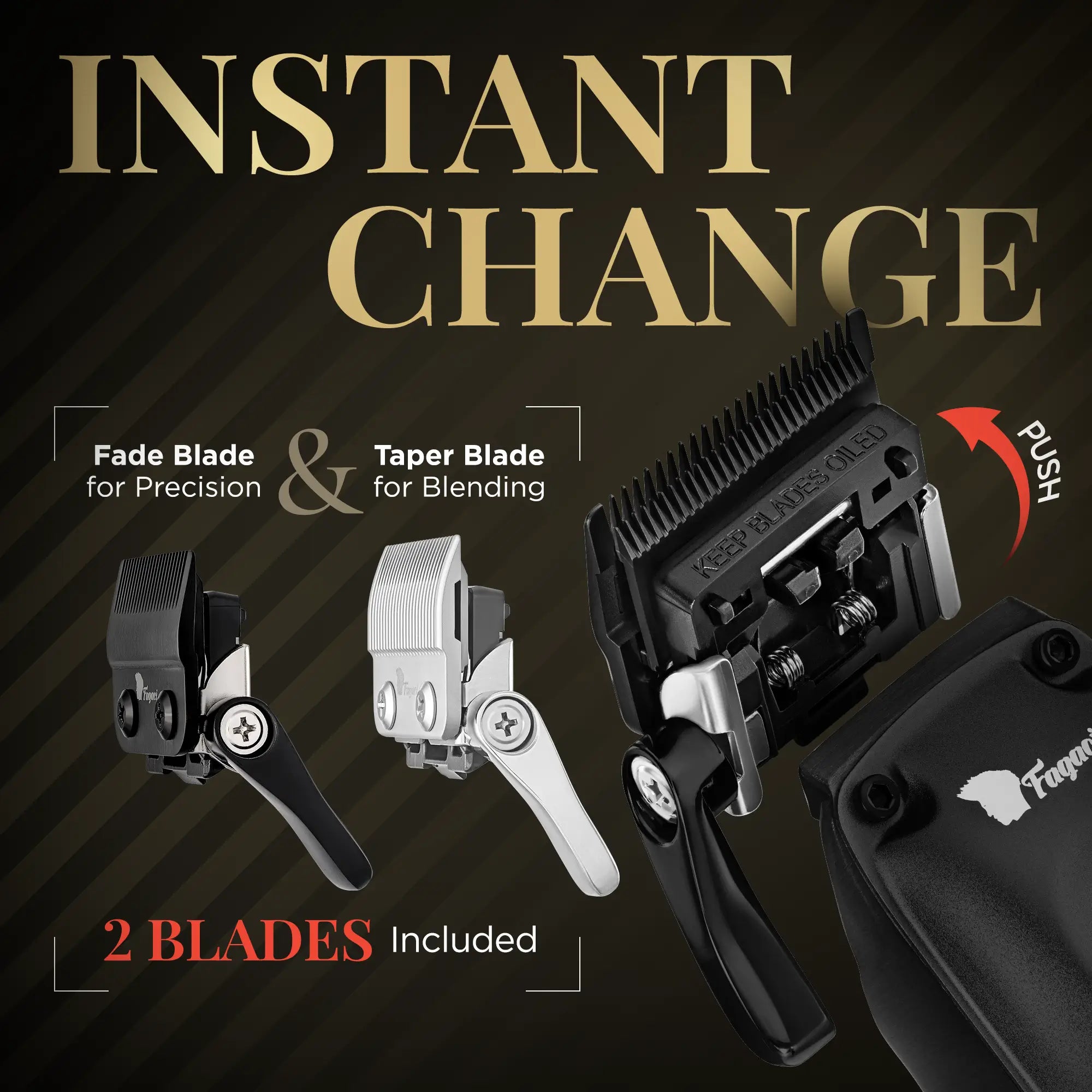 Fusion Clipper Hair Trimmer - Professional Cordless Hair Clipper for Men & Women - Perfect for Home Haircuts, Beard Trimming & Grooming