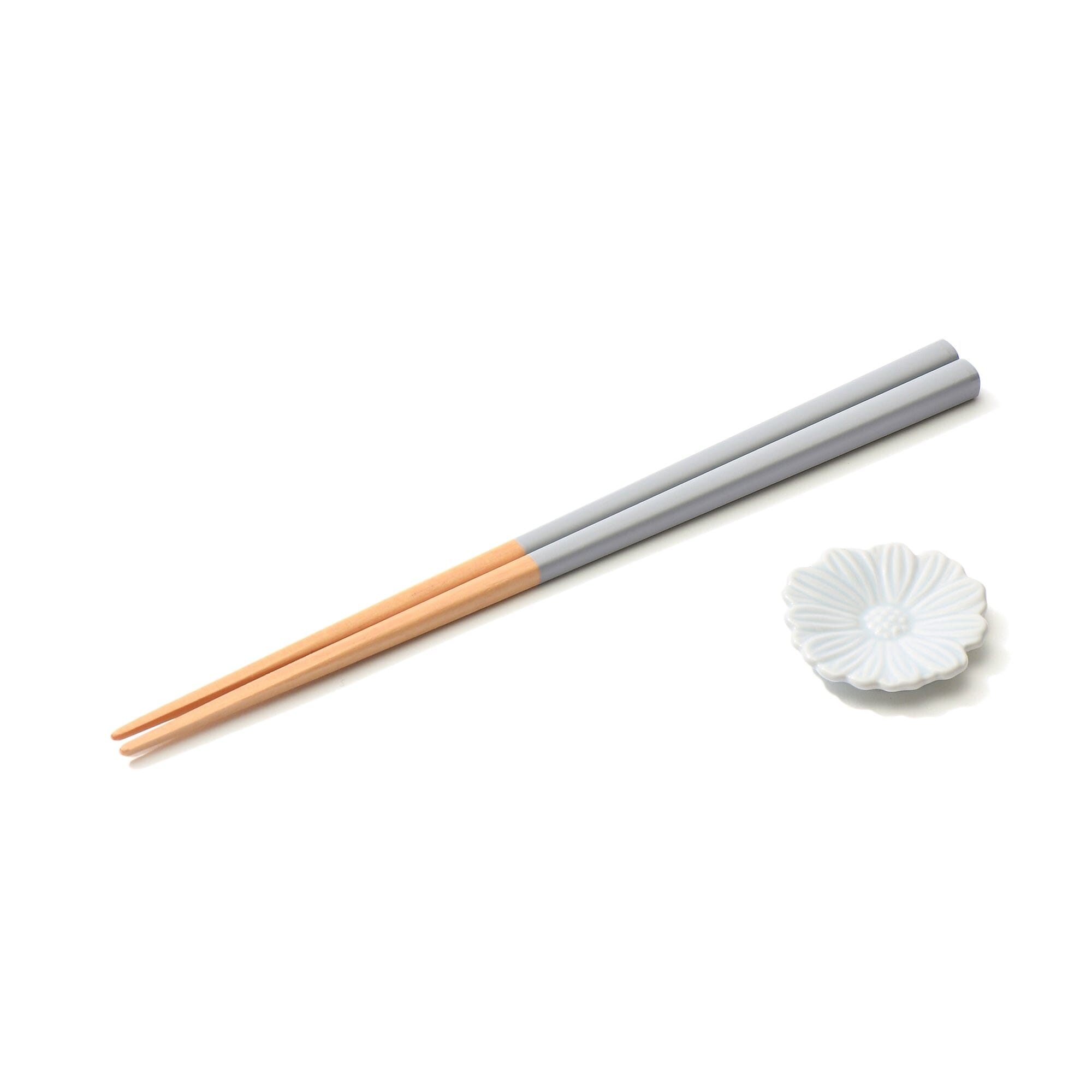 Premium Blue and Gray Chopsticks with Rest Gift Set - Elegant Dining Utensils for Sushi, Asian Cuisine & Home Decor