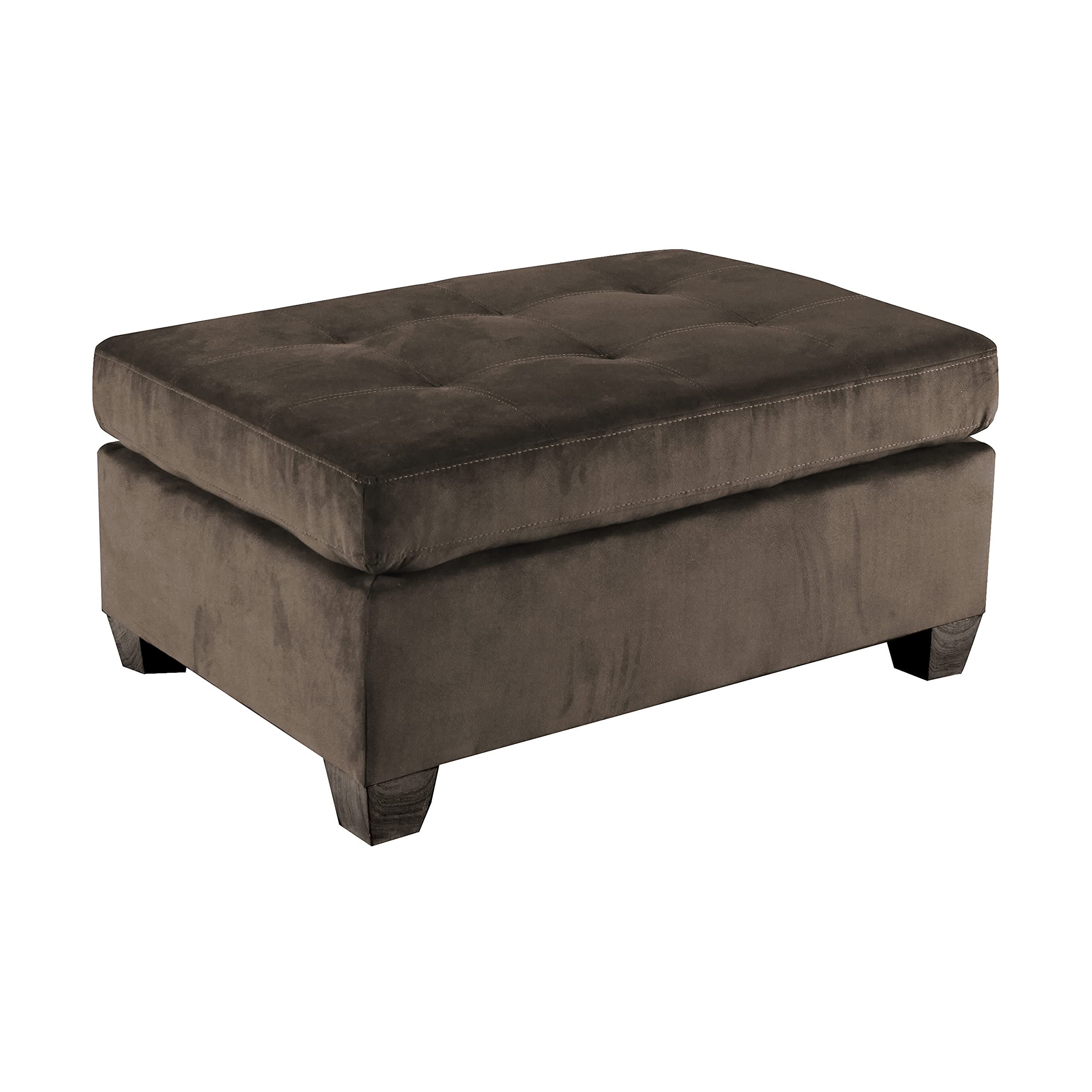 Lexicon Lewis Velvet Accent Ottoman, 37.5