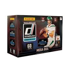 2024 Panini Donruss Football Mega Box - 36 Packs, 300+ Trading Cards - NFL Collectibles for Fans & Investors - Perfect for Gifts, Trading, and Sports Memorabilia Collections