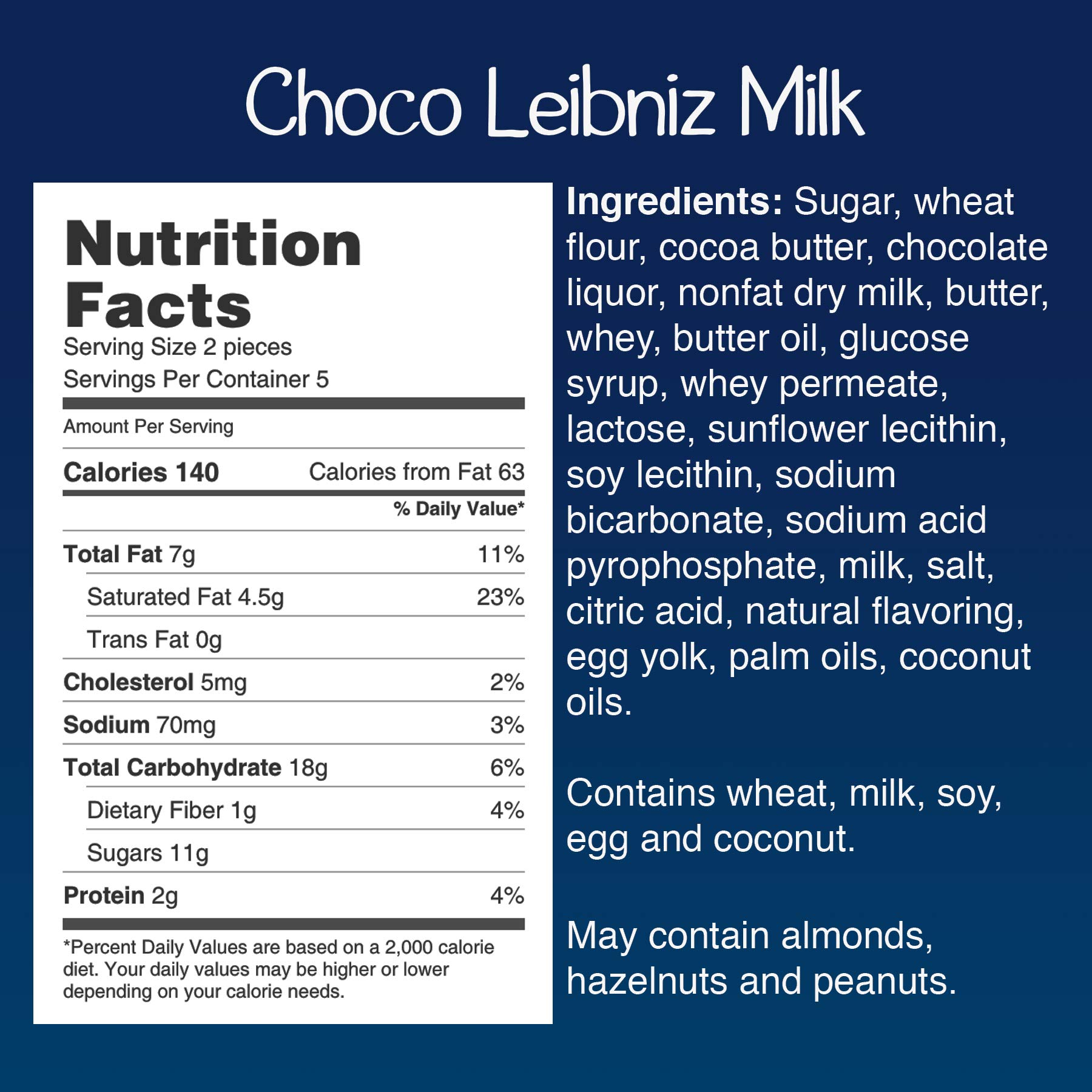 Bahlsen Choco Leibniz Milk Chocolate Cookies - 24 Pack | Delicious German Biscuits for Tea Time, Snacking & Gift Giving