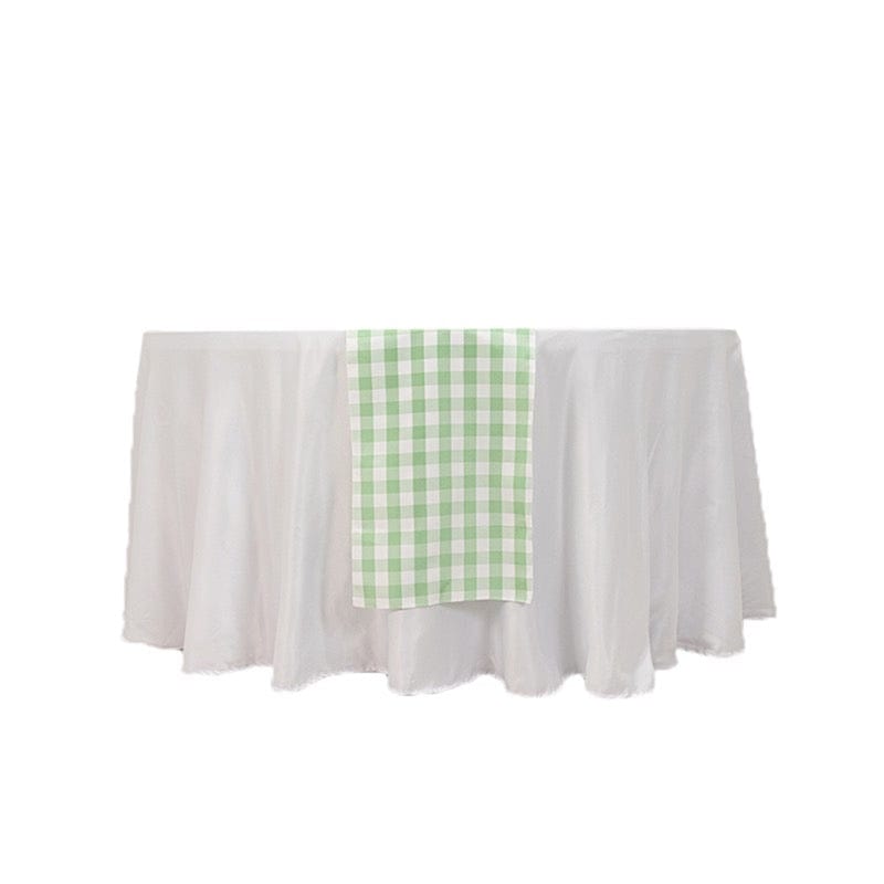 Checkered Gingham Polyester Table Runner - Classic Red and White Pattern - Perfect for Farmhouse, Rustic, and Country Style Dining Tables - Kitchen, Party, and Holiday Decor