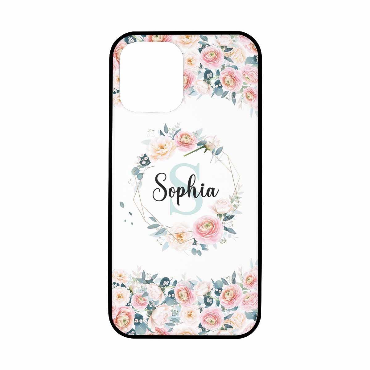 Personalized Name iPhone Case for iPhone 13/12/11/XS/XR/8/7 Series - Custom Engraved Phone Cover for Pro Max & Mini Models - Perfect Gift for Boyfriend, Girlfriend, Family & Friends - Ideal for Daily Use, Travel & Special Occasions