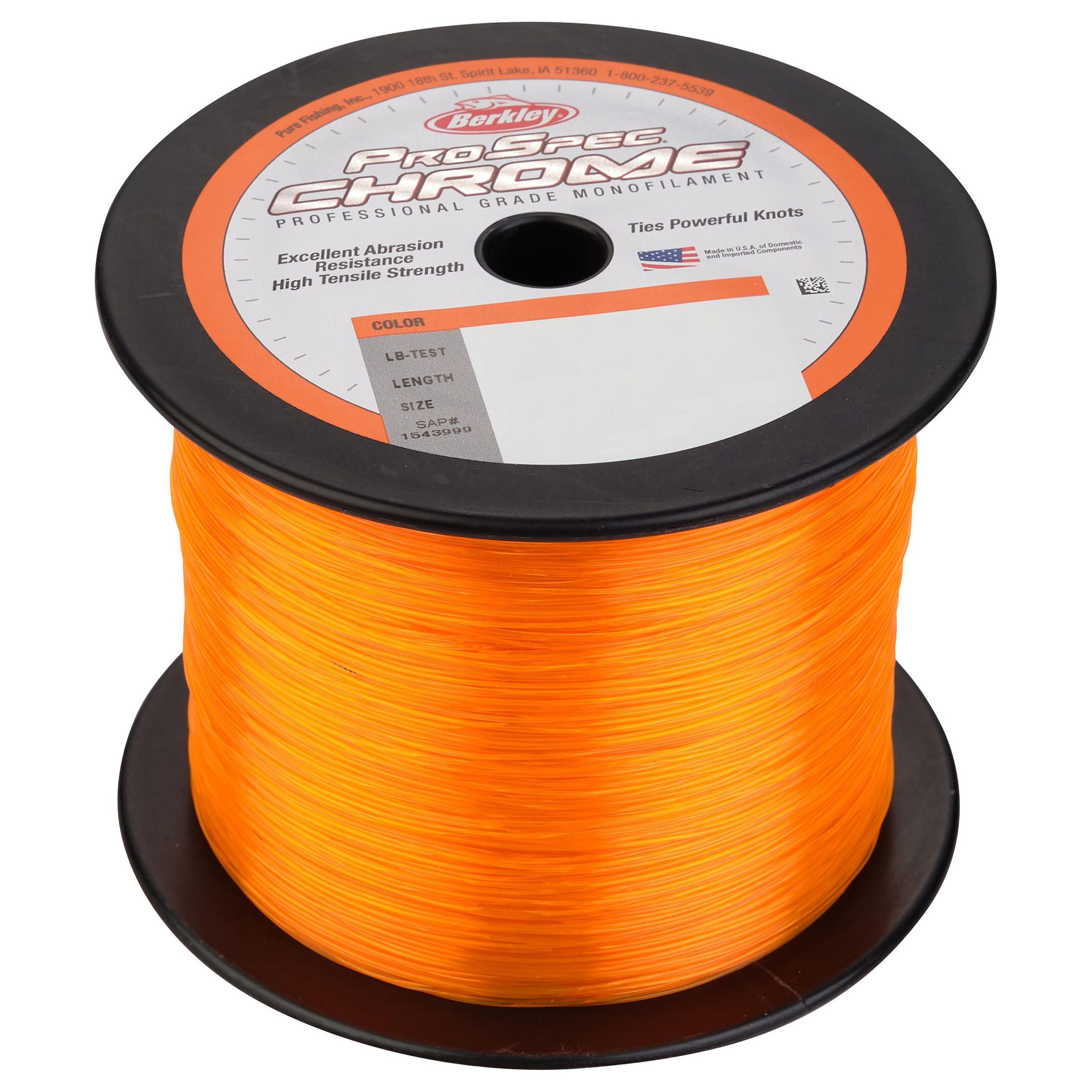 Berkley Pro Spec Chrome Monofilament Fishing Line - 20lb Test, 1000 Yard Spool - Premium Saltwater & Freshwater Fishing Line for Bass, Trout, Walleye