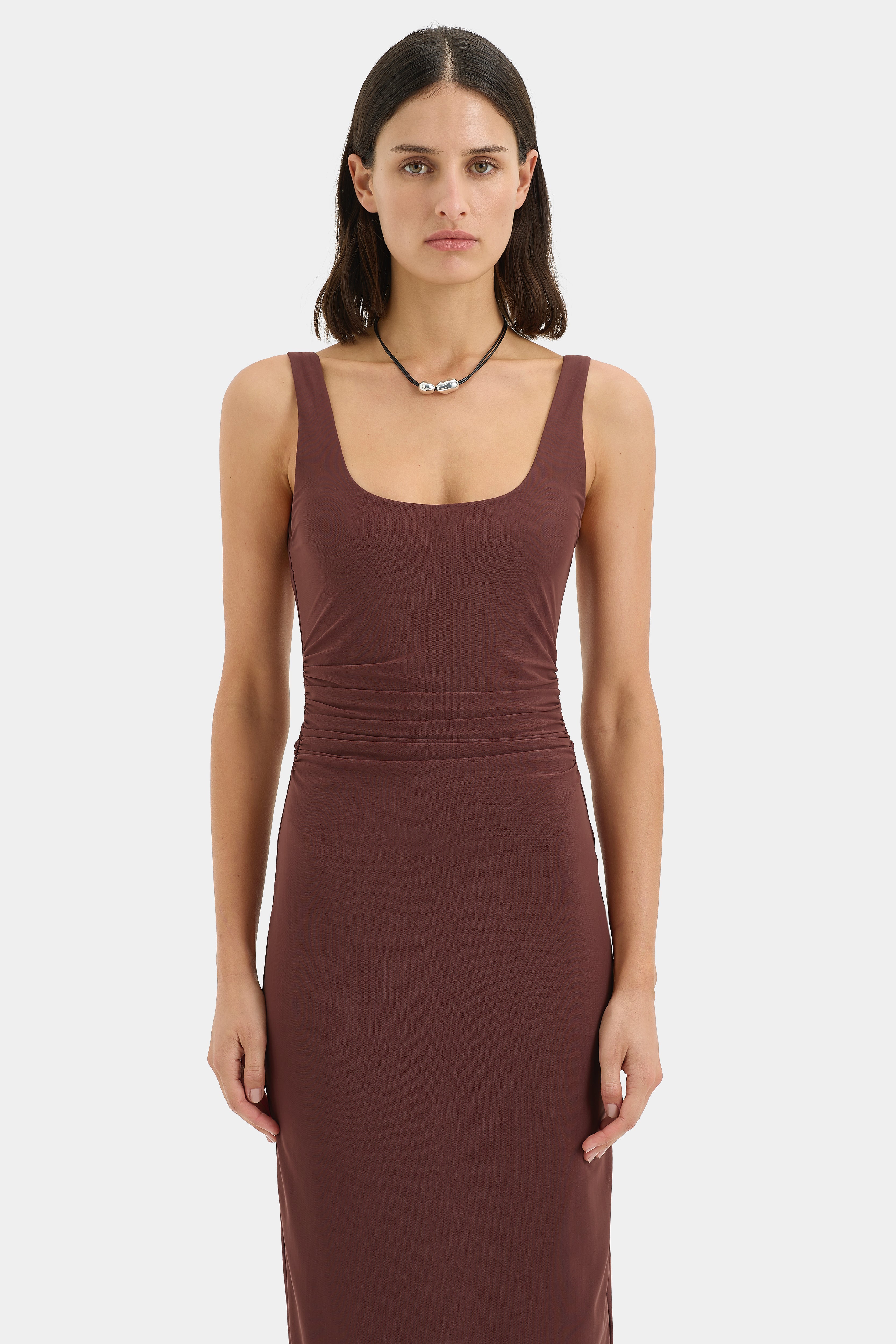 Jacques Twist Midi Dress - Flowy Summer Dress for Women, Elegant Floral Print Party Dress with Ruffle Sleeves | Perfect for Weddings, Cocktail Parties & Date Nights