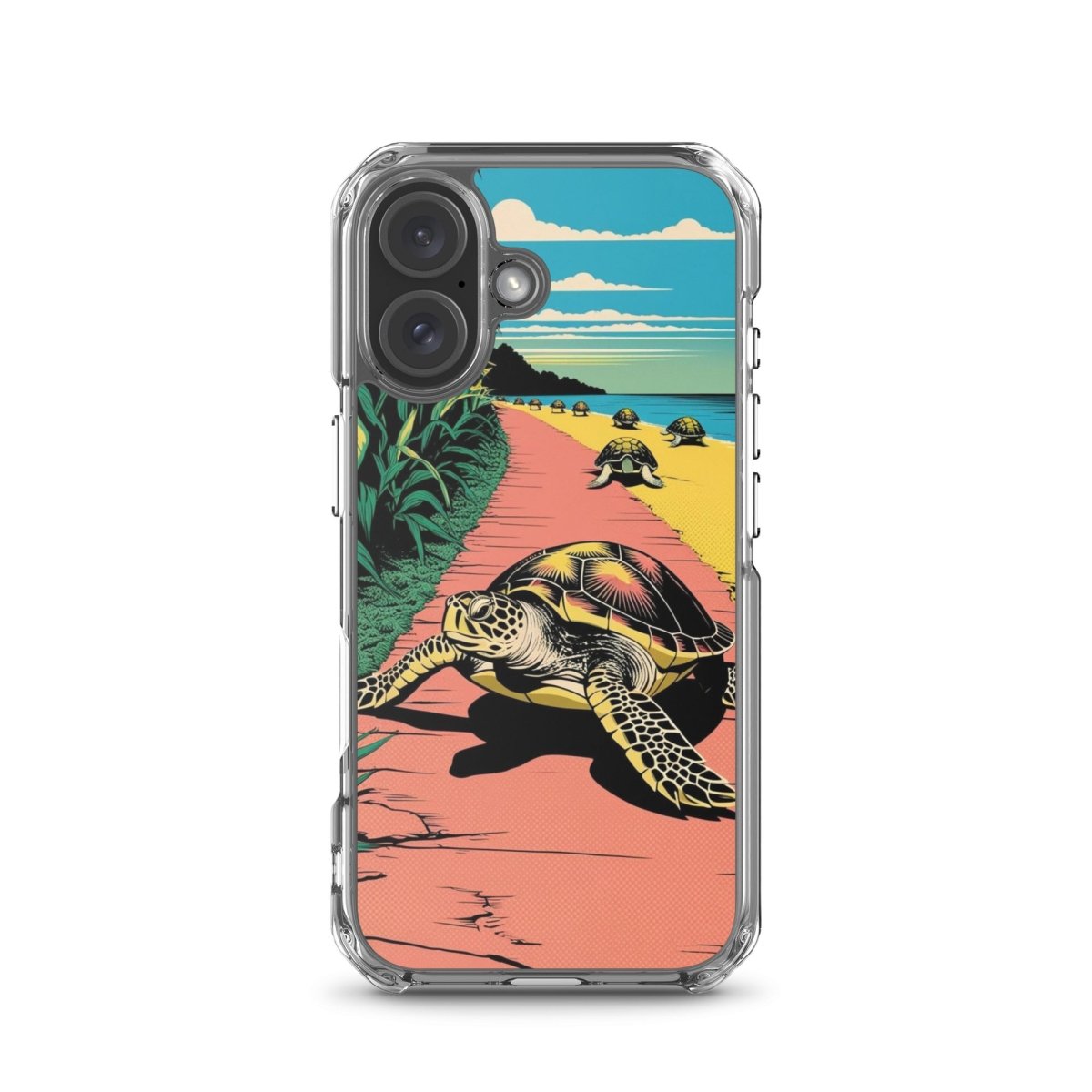 Turtle Path 'One Day at a Time' iPhone MagSafe Case - Durable Protective Cover for iPhone 12/13/14 Pro - Perfect for Daily Use, Work & Outdoor Activities