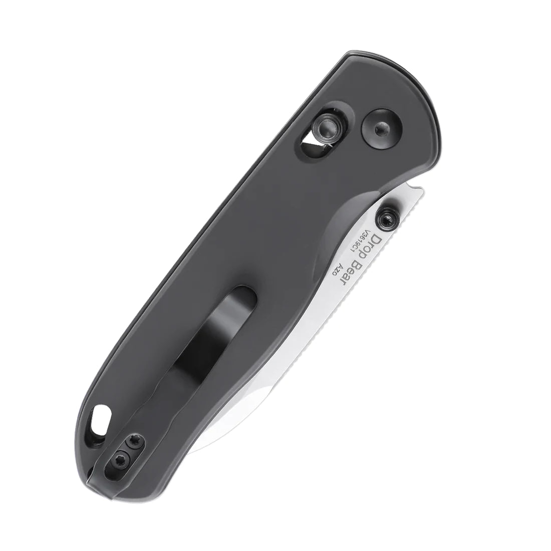 Kizer V3619C1 Vanguard Drop Bear Folding Knife - S35VN Steel Satin Drop Point Blade & GM Aluminum Handles - EDC Pocket Knife for Camping, Hiking, and Outdoor Survival