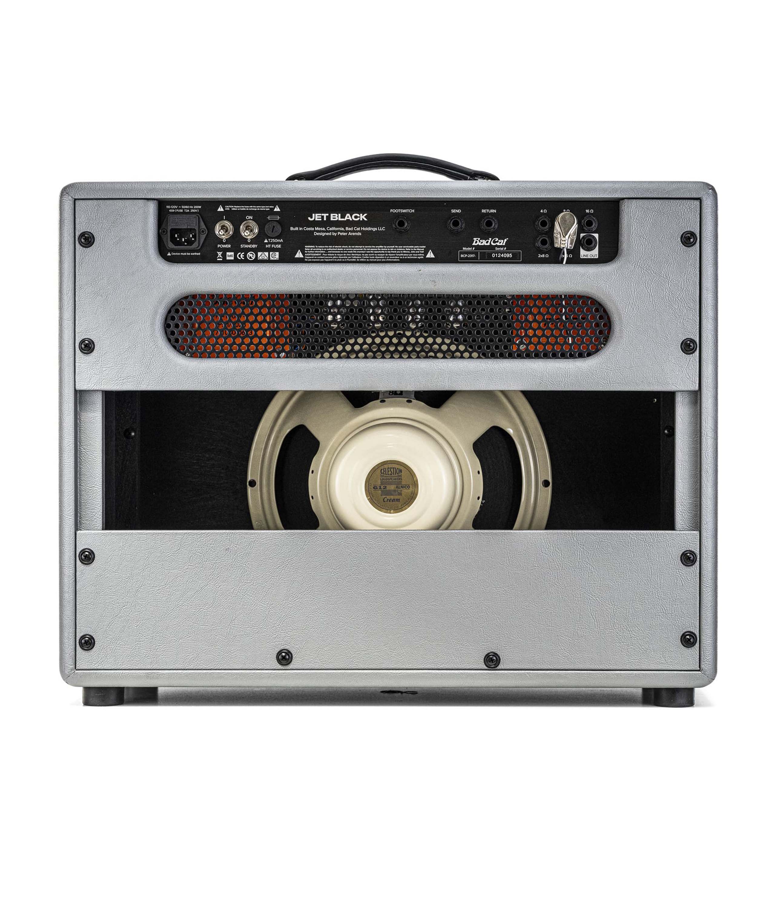Bad Cat Jet Black 25th Anniversary Edition Combo Guitar Amplifier with Celestion Alnico Cream Speaker - Perfect for Stage Performances & Studio Recording