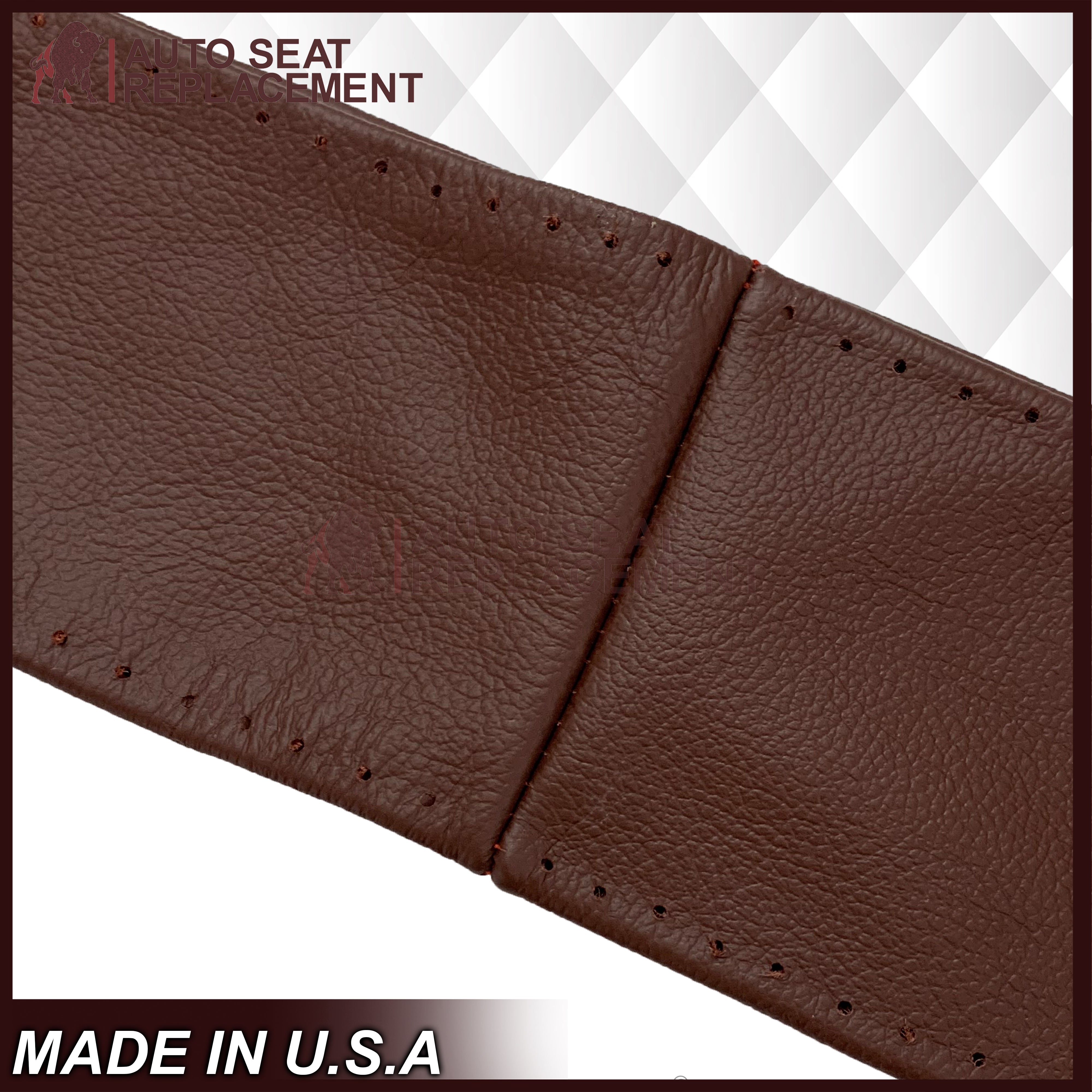 2009-2012 Ford F-150 King Ranch Genuine Leather Steering Wheel Cover with Lacing Thread & Flat Head Needle - Premium Upgrade for Comfort & Style While Driving