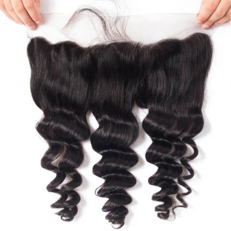 Eullair 100% Human Hair Loose Wave Bundles with Closure 3/4 PCS - 4x4 5x5 6x6 HD Lace Closure - Brazilian Virgin Hair Extensions for Natural Look - Perfect for Daily Wear, Parties & Special Occasions