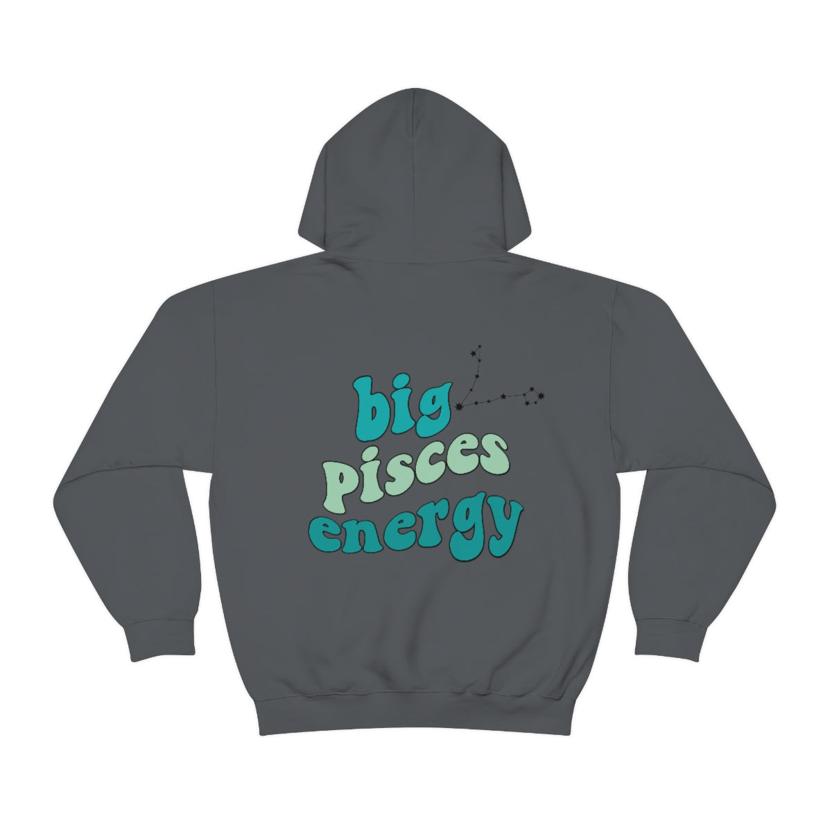 Big Pisces Energy Hoodie - Zodiac Sweatshirt for Astrology Lovers | Perfect Christmas Gift for Pisces | Cozy & Stylish for Everyday Wear & Star Sign Enthusiasts
