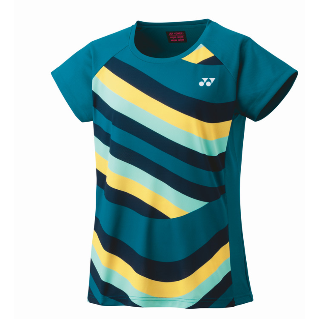 Yonex 16694 Women's Replica Tennis Crew Neck Shirt - Comfortable & Breathable for Training & Matches