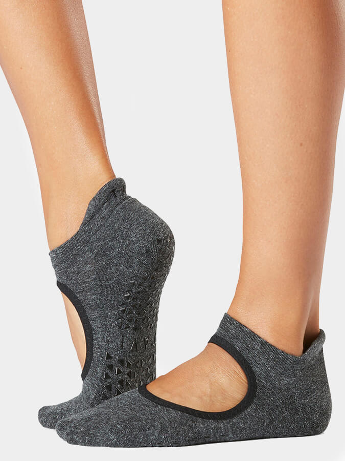 Non-Slip Grip Socks for Women - Tavi Emma Anti-Skid Yoga Socks with Toe Grip - Perfect for Yoga, Pilates, Barre & Home Workouts