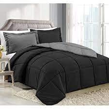 400 Thread Count All Season Reversible Down Alternative Comforter Set - King Size (102