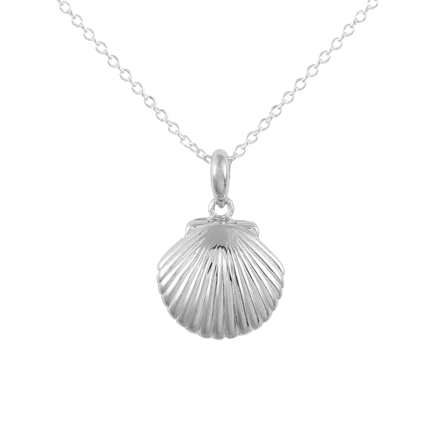 Beautiful Seashell Locket Necklace - Elegant Ocean-Themed Jewelry Gift for Women - Perfect for Beach Weddings, Vacation Accessories & Summer Fashion