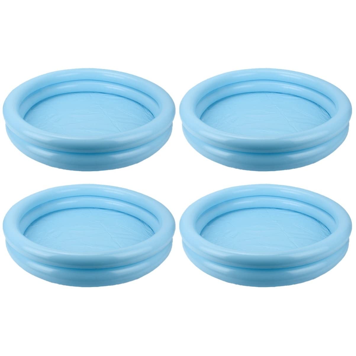 TOYANDONA 4-Piece Portable Inflatable Sand Tray Set - Lightweight & Durable Sandbox for Kids - Perfect for Beach, Backyard, and Indoor Play