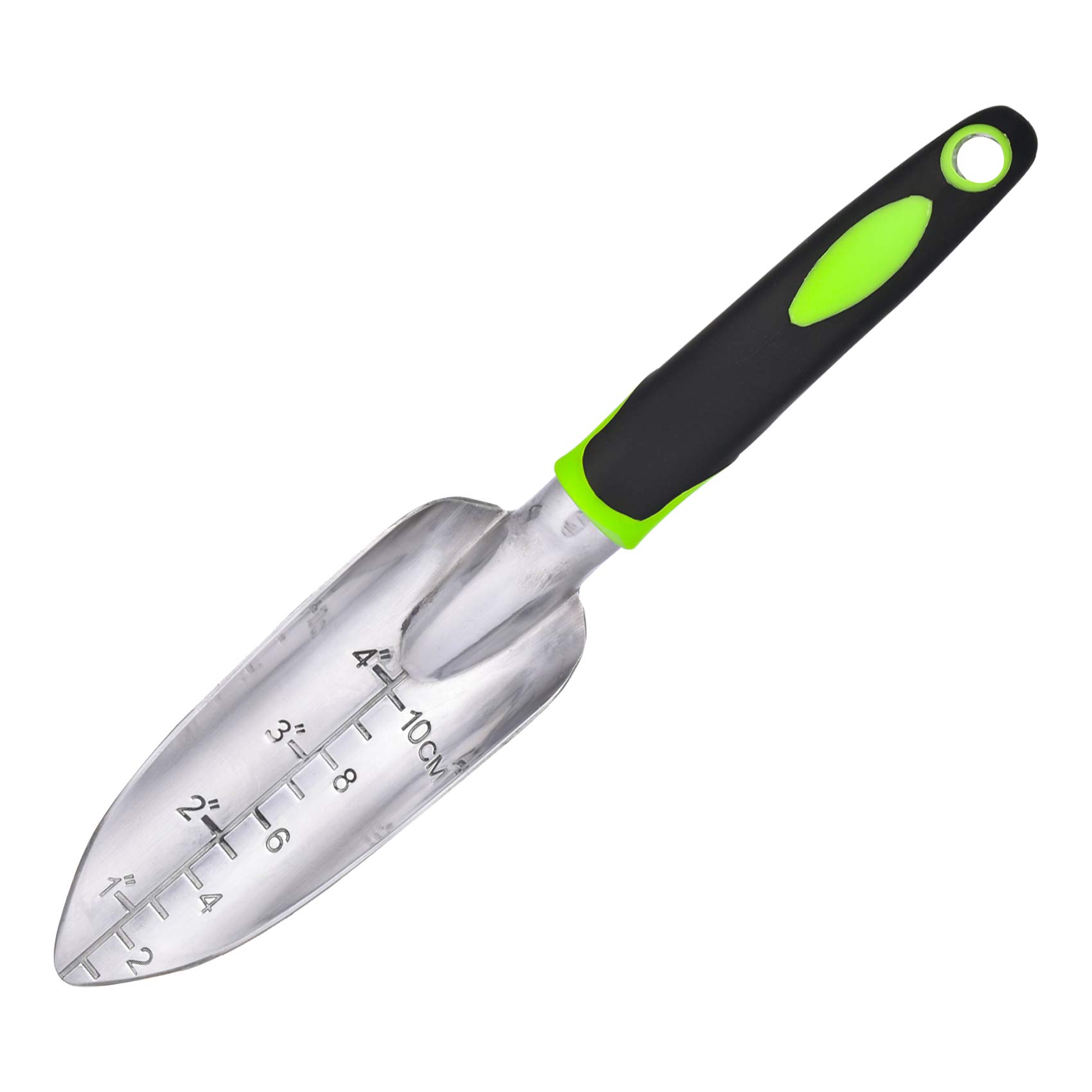 Ergonomic Garden Shovel for Rocky Soil - Non-Slip Rubber Handle for Digging & Planting